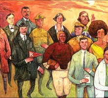 Illustration of Rutgers Historic people